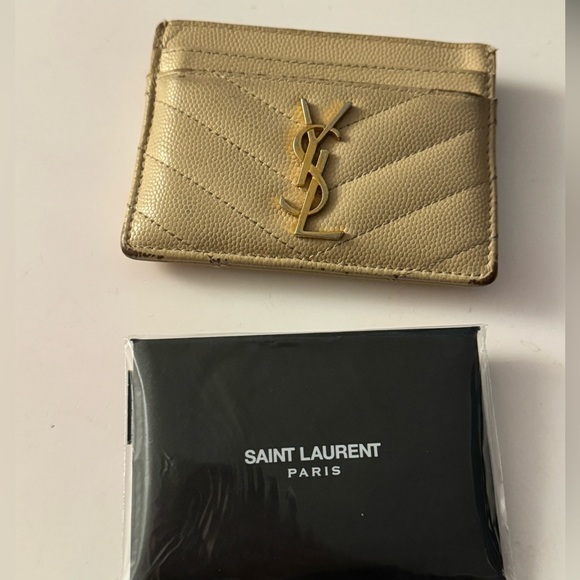 Yves Saint Laurent Accessories Ysl Cardholder Poshmark